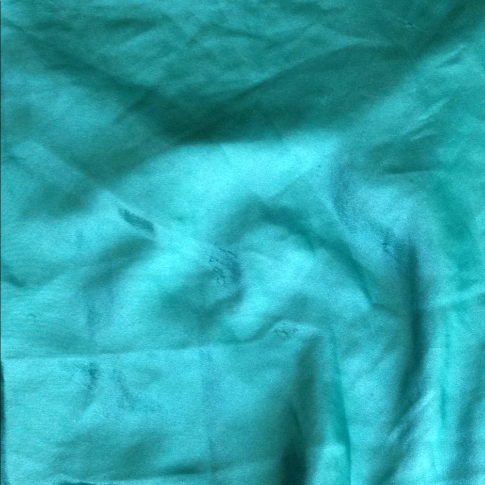 Vintage inspired turquoise nightgown slip sexy 40’s lightweight soft lime lace - Picture 3 of 6